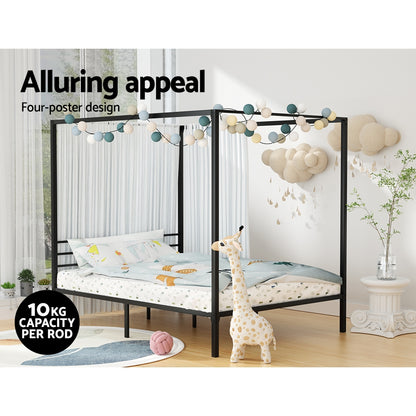 Pochy Queen Bed Frame - Four Poster