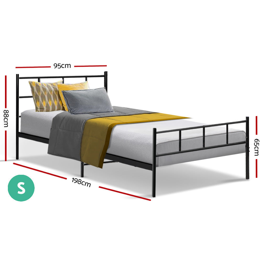 Sol Single Bed Frame - Metal