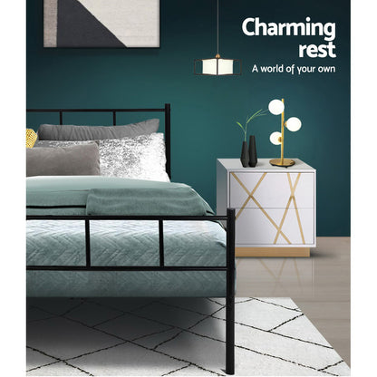 Sol Single Bed Frame - Metal