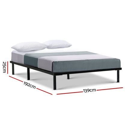 Ted Double Bed Frame - Metal