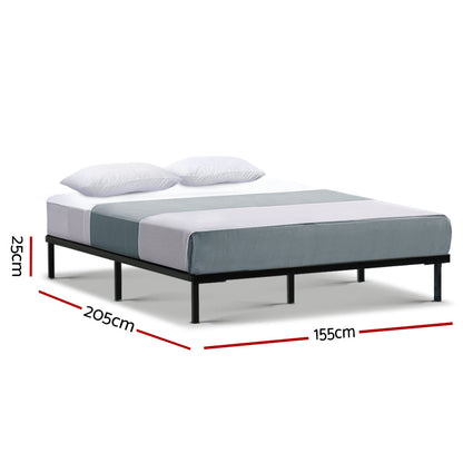 Ted Queen Bed Frame - Metal