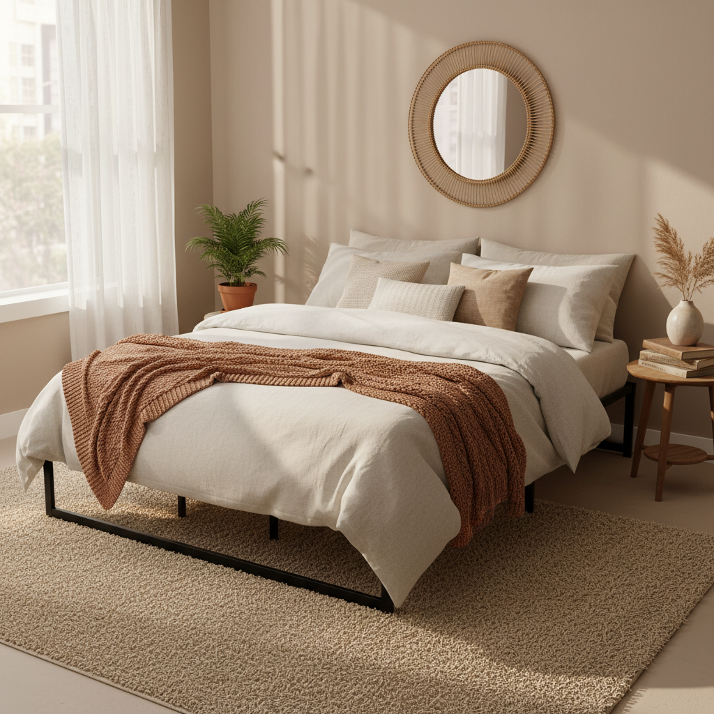 Tino King Bed Frame- Metal