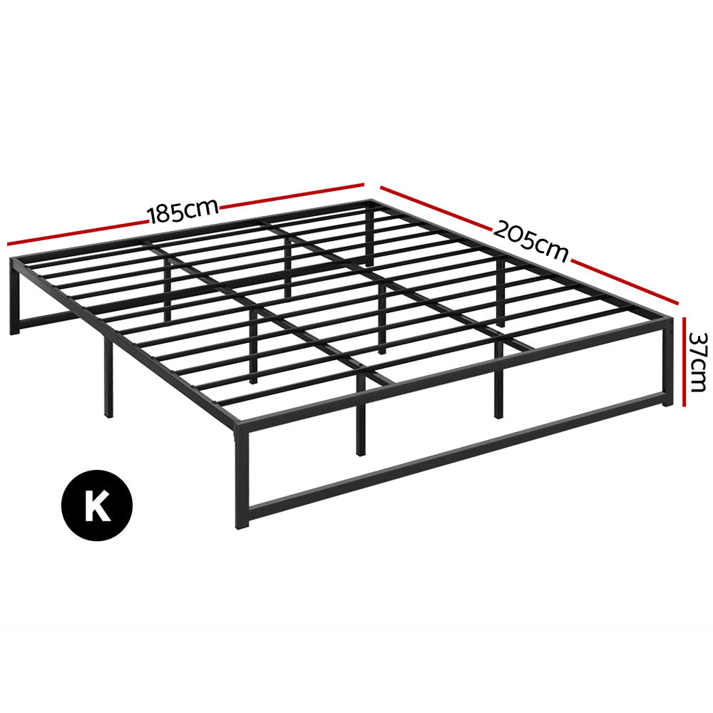 Tino King Bed Frame- Metal