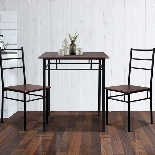 Machal Dining Table And Chairs - Walnut