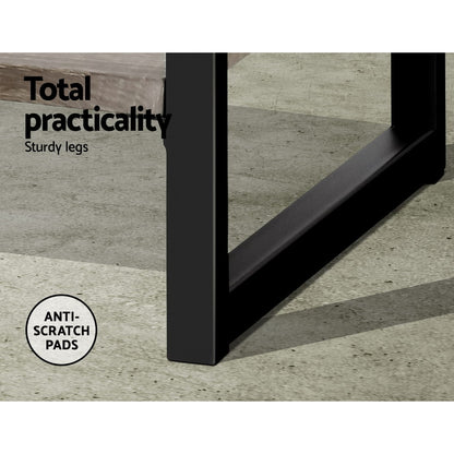 Noe Bookshelf 3 Tiers - Black and Oak