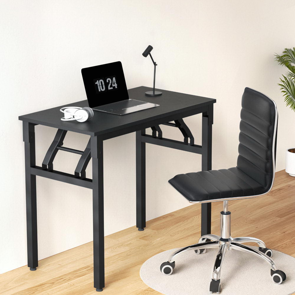 Computer Desk Office Chair Set - Black
