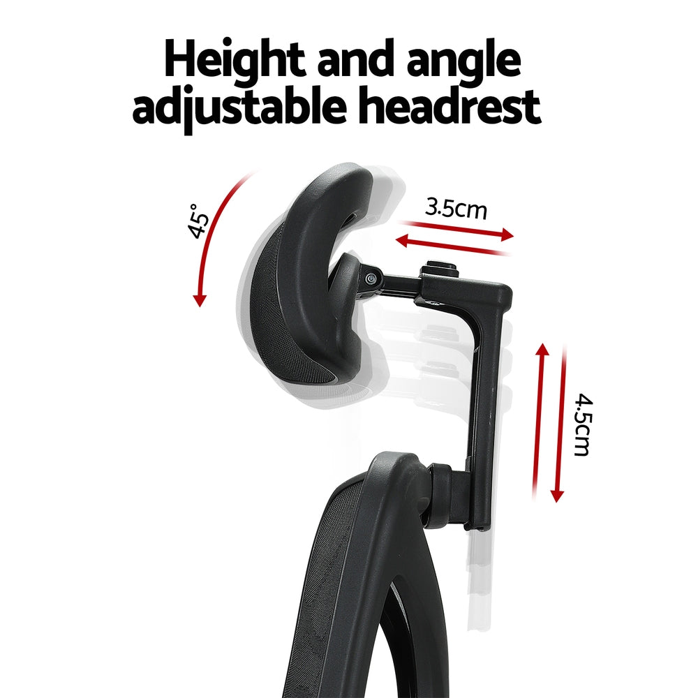 Computer Desk L-Shape Corner Desk & Ergonomic Office Chair - Black