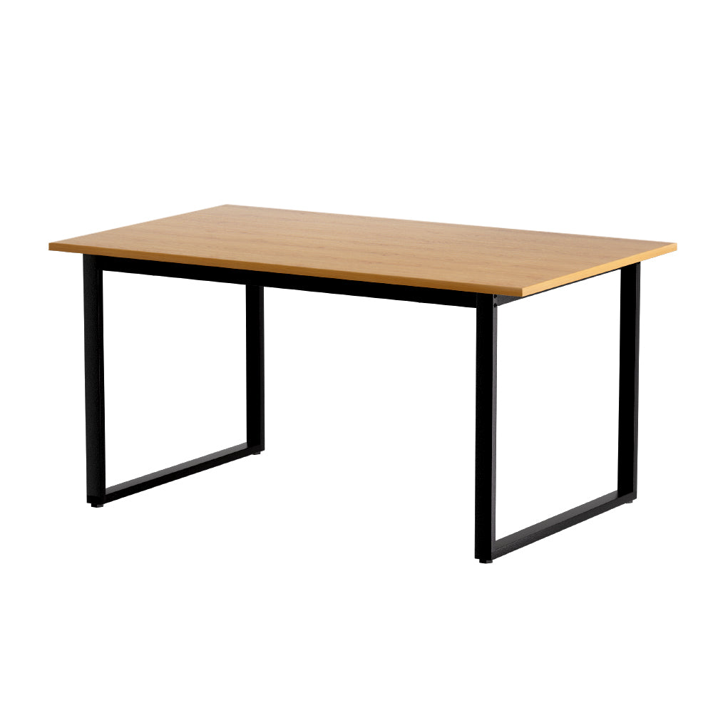 Eli 6-Seater Dining Table Rectangular 150CM - Pine & Black