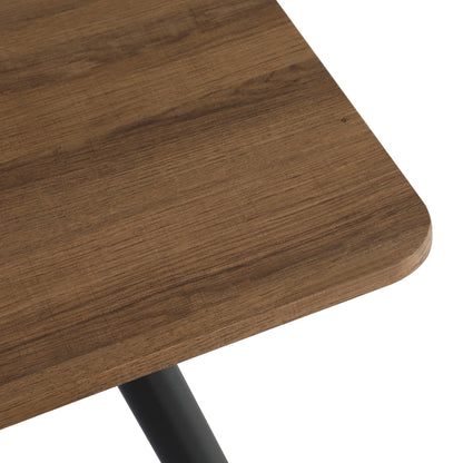 Caleb 4-Seater Dining Table 120CM - Pine & Black