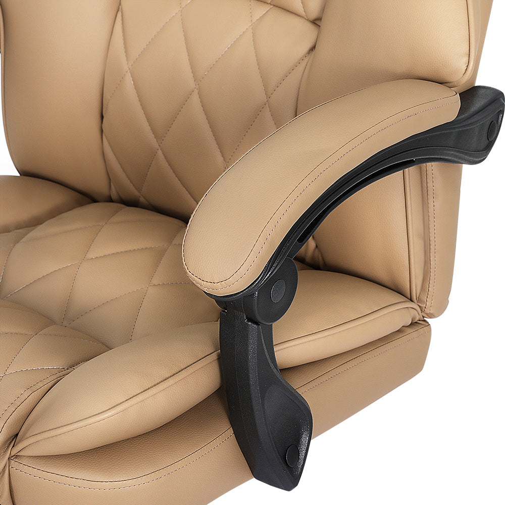 Camelon Executive Office Chair Leather Recliner - Espresso