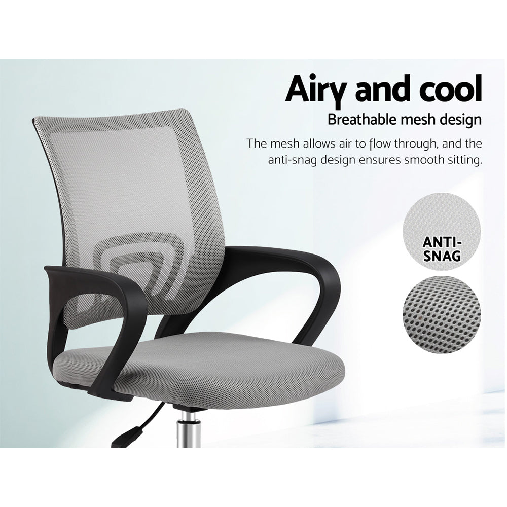 Cody Mesh Office Chair Mid Back - Grey