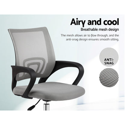 Cody Mesh Office Chair Mid Back - Grey