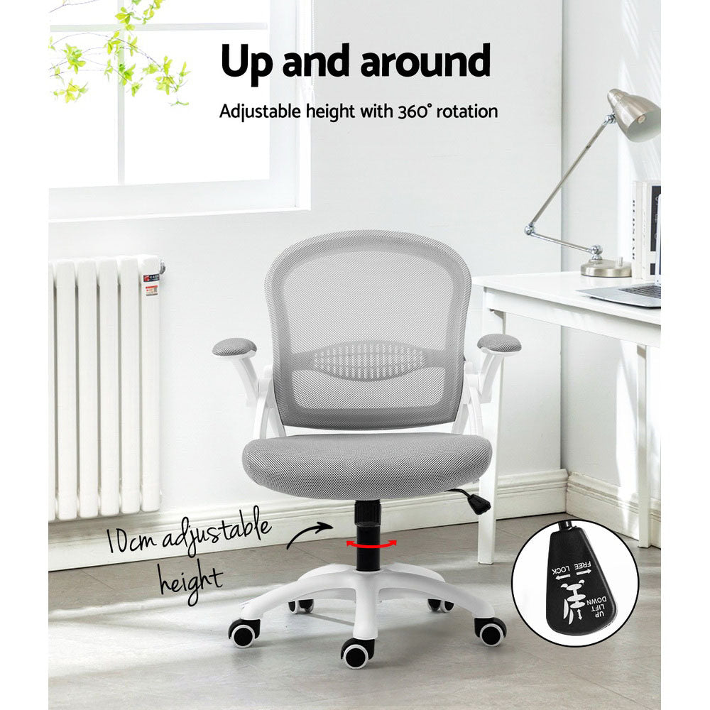 Galene Mesh Office Chair Mid Back - Grey