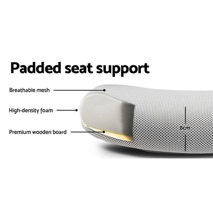 Galene Mesh Office Chair Mid Back - Grey