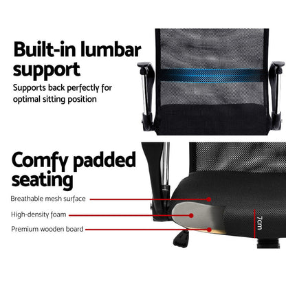 Mesh Office Chair High Back - Black