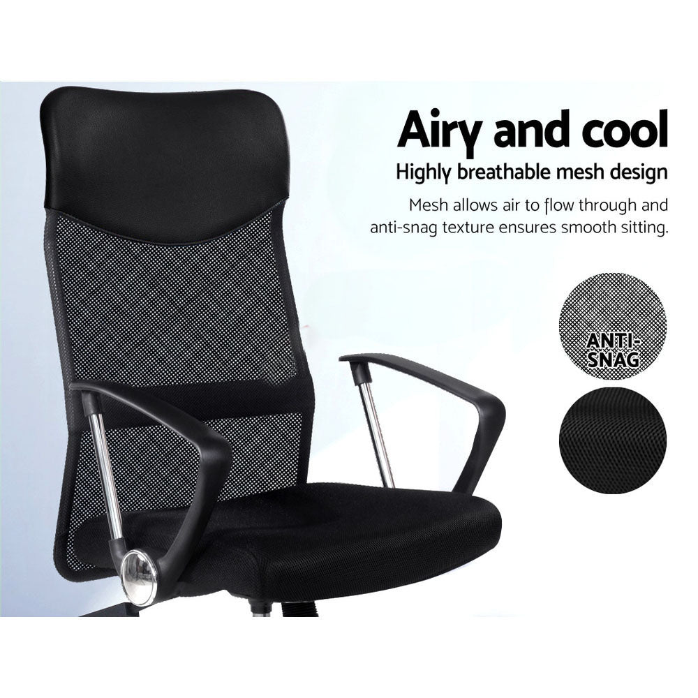 Mesh Office Chair High Back - Black