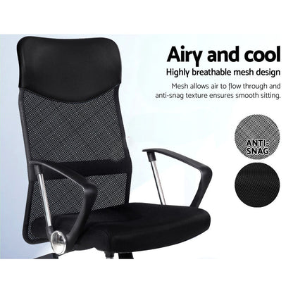 Mesh Office Chair High Back - Black