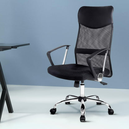 Mesh Office Chair High Back - Black