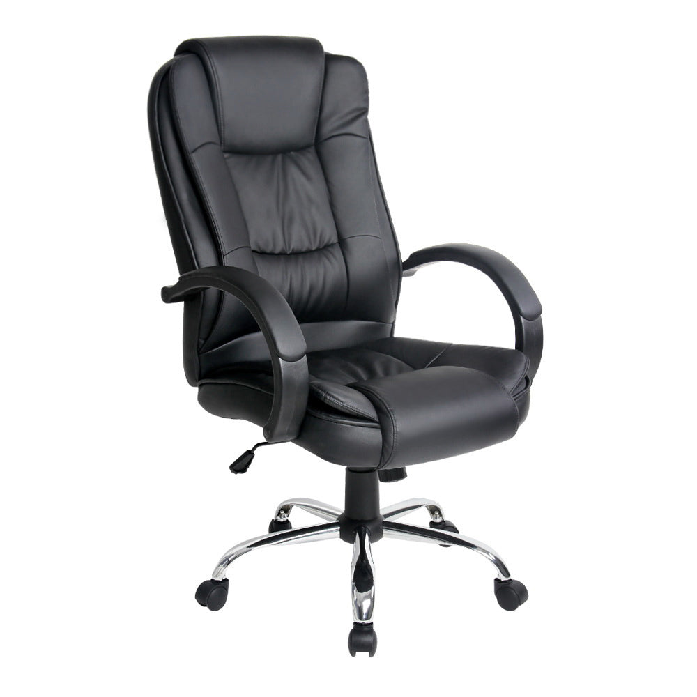 Rainier Executive Office Chair Leather Tilt - Black
