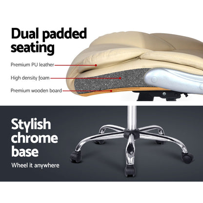 Kea Executive Office Chair Leather Tilt - Beige