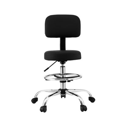 Office Chair Drafting Chair Ergonomic - Black