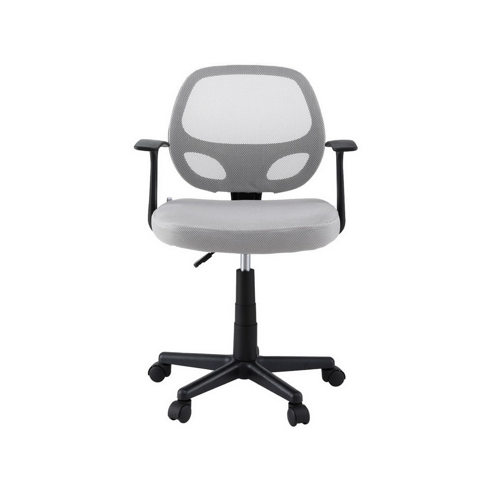Mesh Office Chair Mid Back - Grey