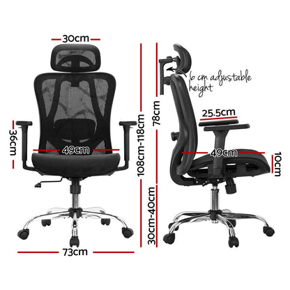 Ergonomic Office Chair Recline - Black