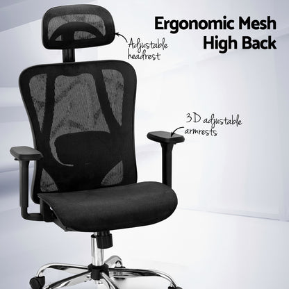 Ergonomic Office Chair Recline - Black