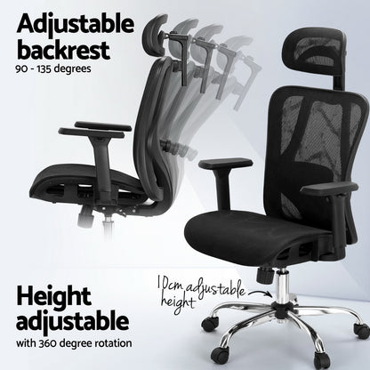 Ergonomic Office Chair Recline - Black