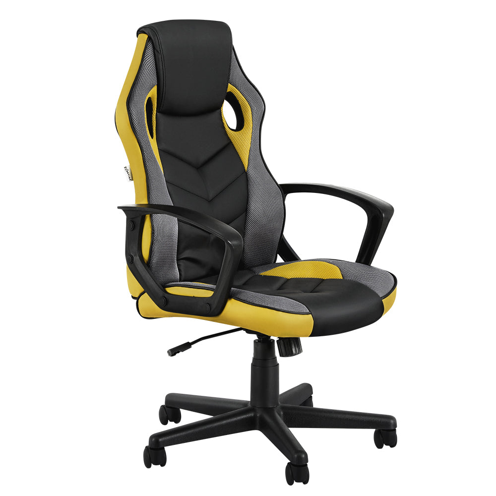 Gaming Office Chair Executive Racer - Yellow
