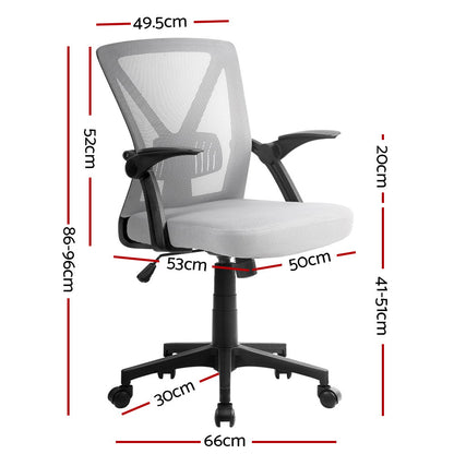 Nile Mesh Office Chair Mid Back - Grey