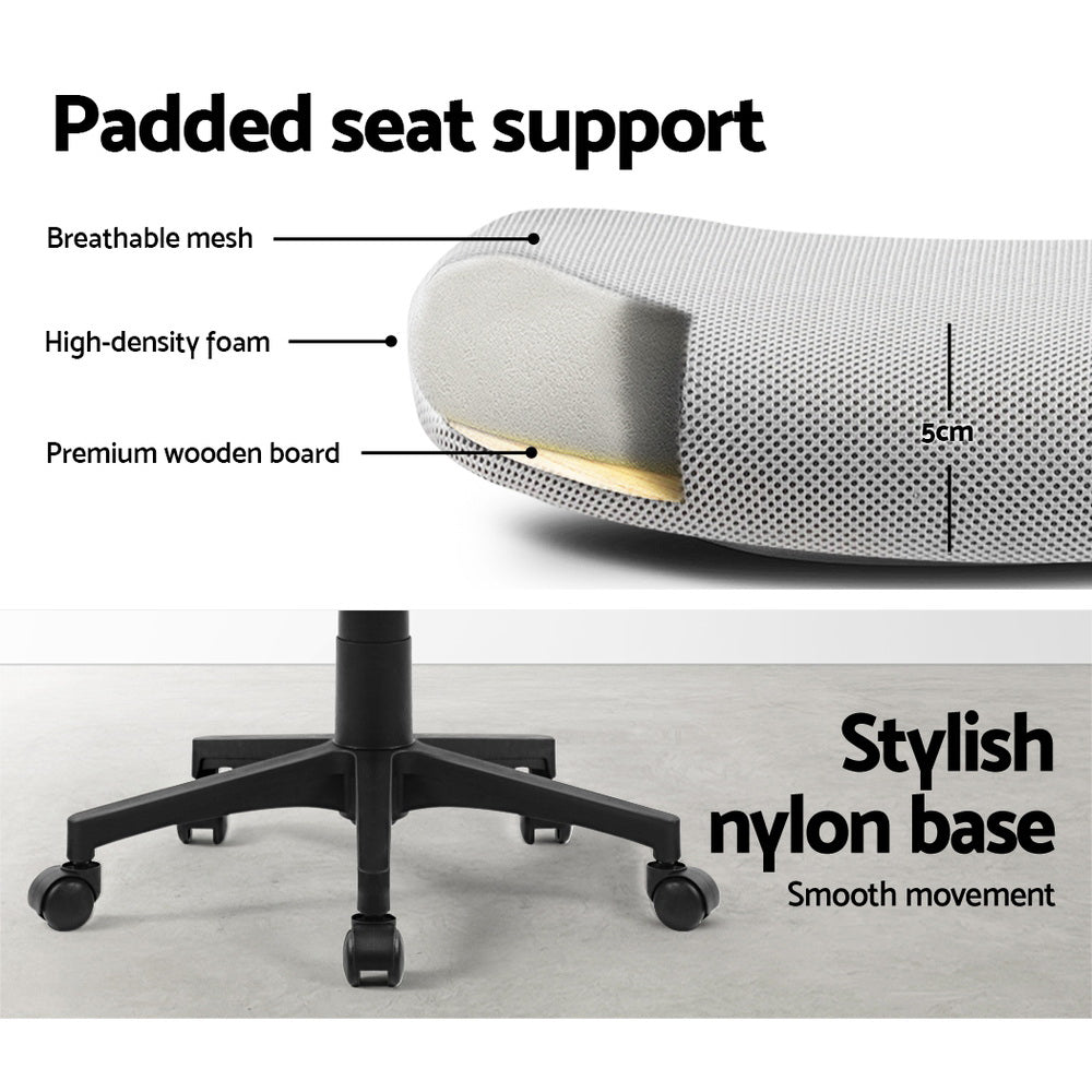 Nile Mesh Office Chair Mid Back - Grey