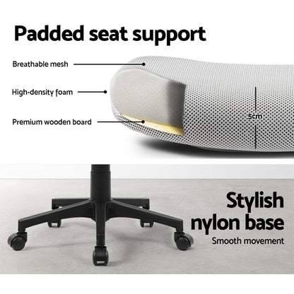 Nile Mesh Office Chair Mid Back - Grey