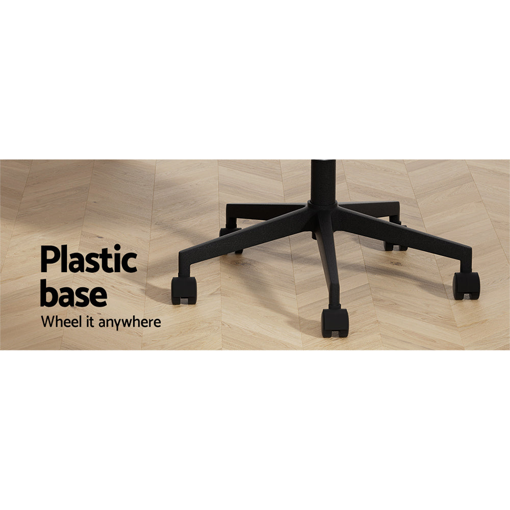 Mesh Office Chair Mid Back - Black