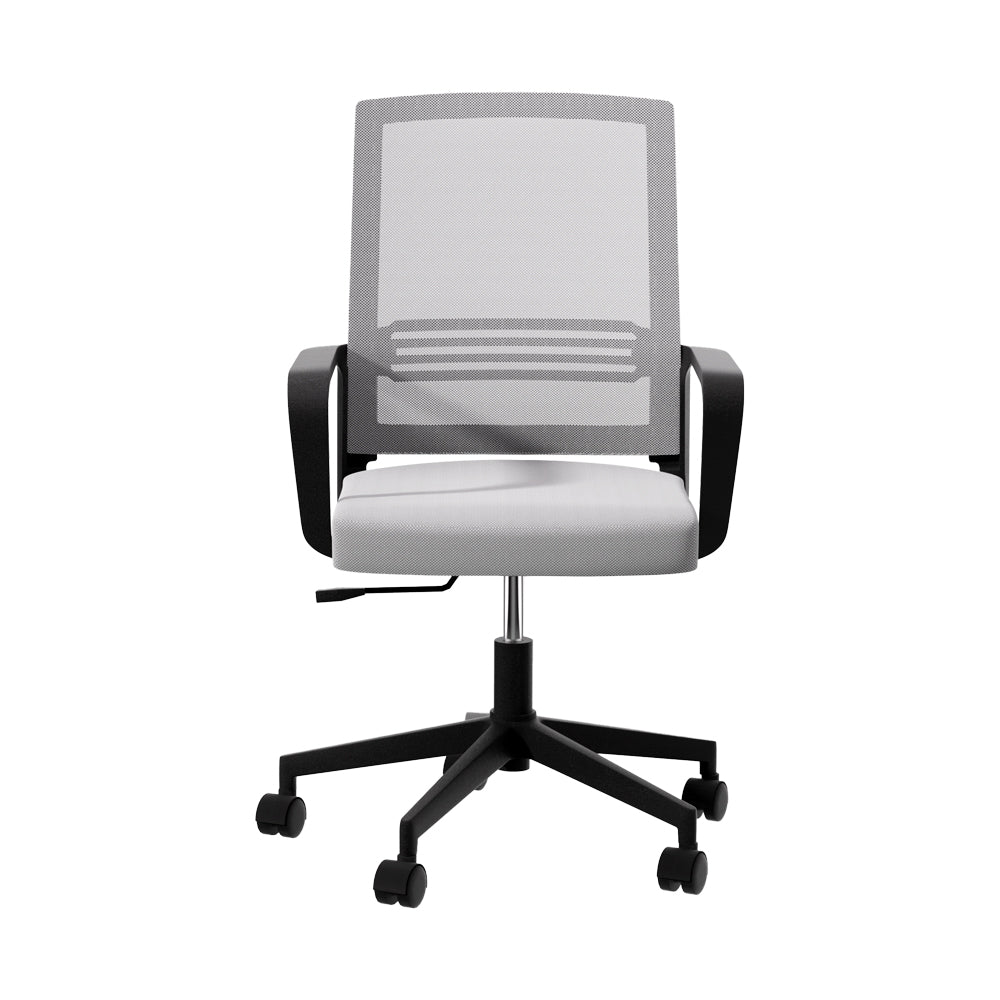 Mesh Office Chair Mid Back - Grey