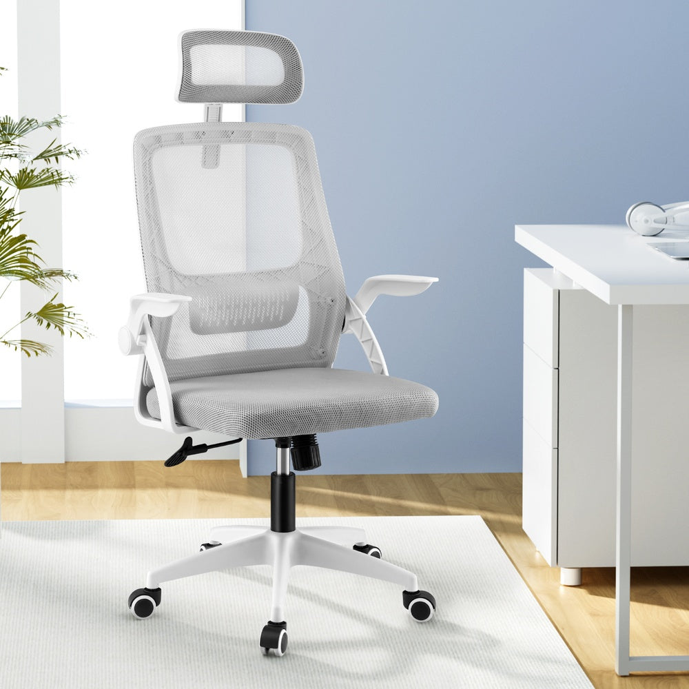 Ergonomic Office Chair Adjustable - Grey