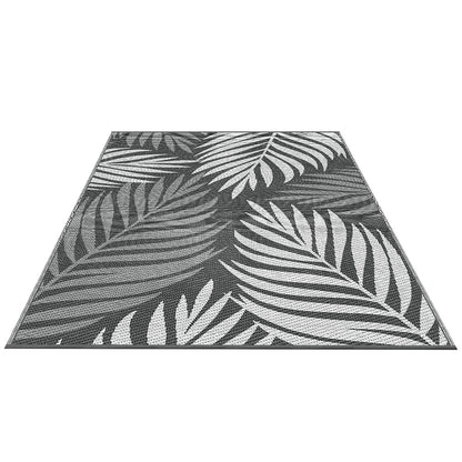 Outdoor Rugs 152x244cm Reversible Area Mat Dual-Sided Patio Rug - Leaf