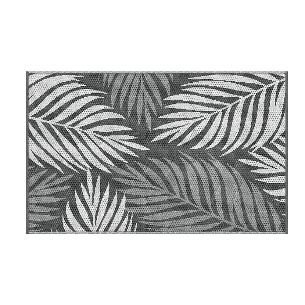 Outdoor Rugs 152x244cm Reversible Area Mat Dual-Sided Patio Rug - Leaf