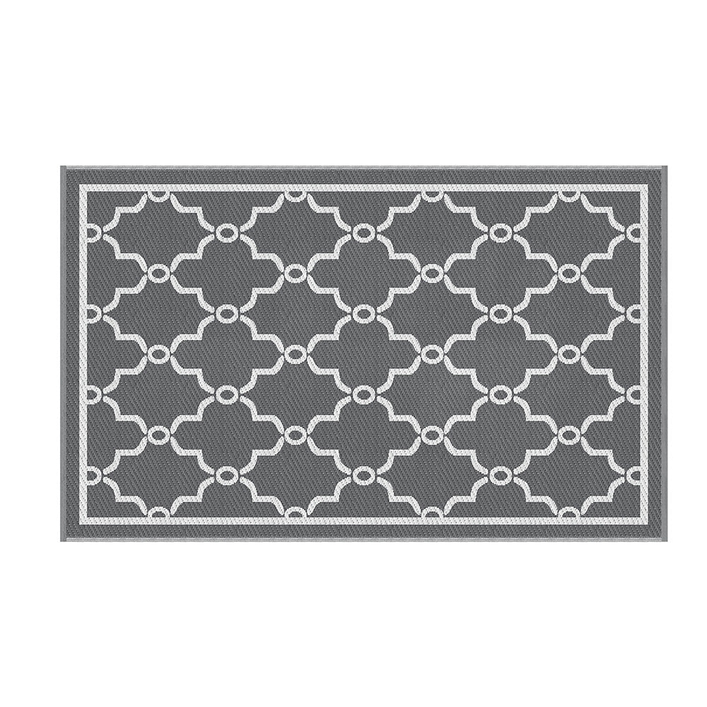 Outdoor Rugs 152x244cm Reversible Area Mat Dual-Sided Patio Rug - Maroc