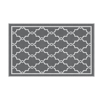 Outdoor Rugs 152x244cm Reversible Area Mat Dual-Sided Patio Rug - Maroc