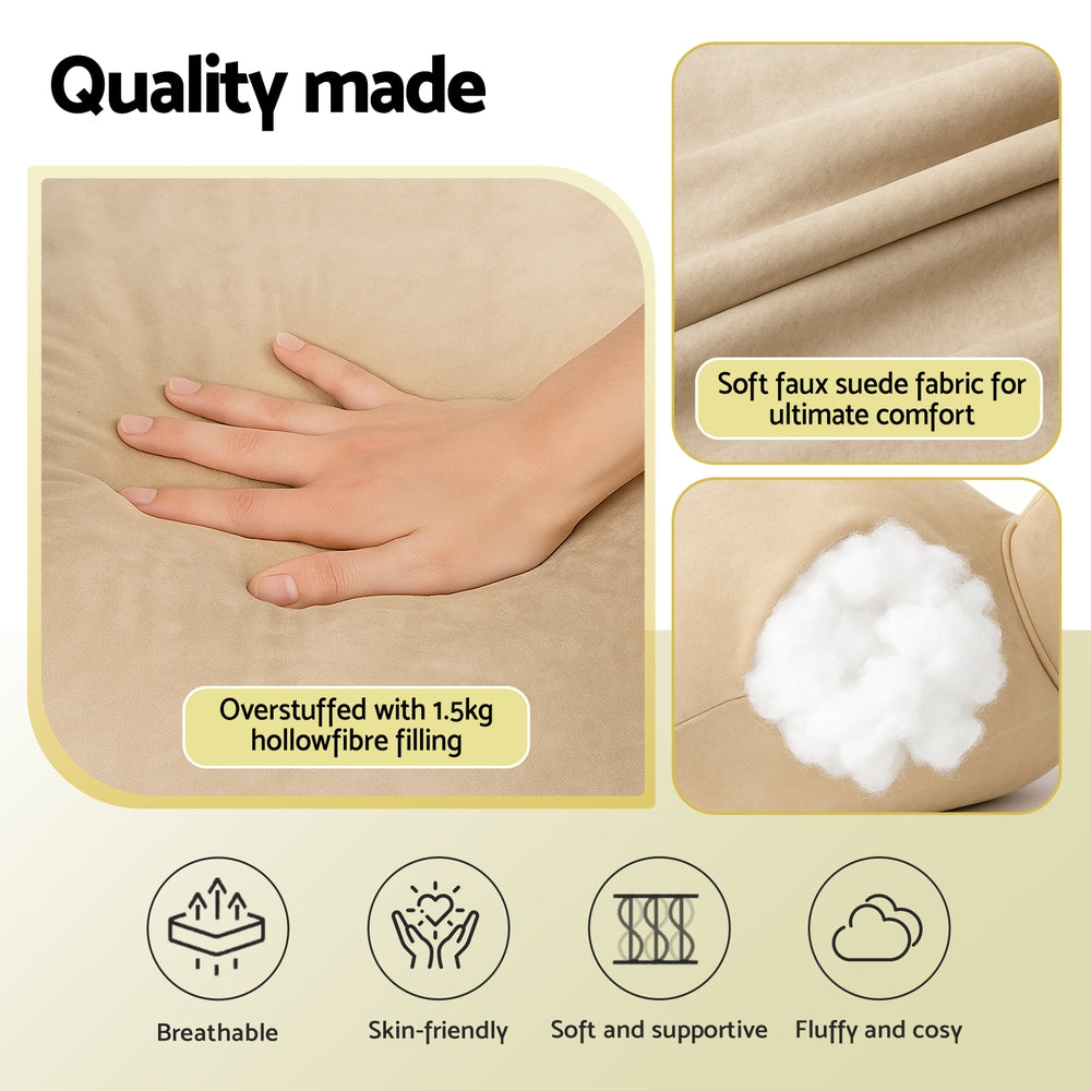 Reading Pillow Back Rest Cushion - Oatmeal