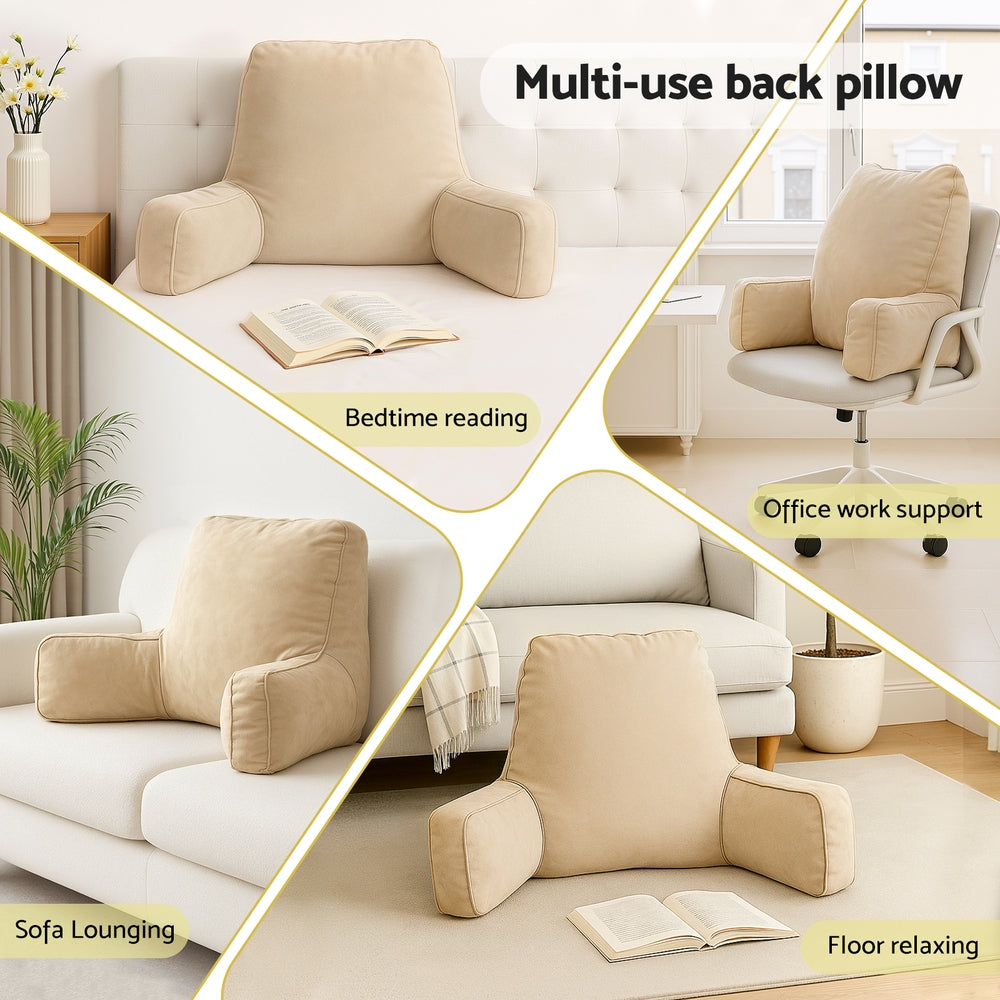 Reading Pillow Back Rest Cushion - Oatmeal