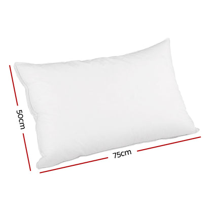 Luxury Duck Feather Down Pillow - Twin Pack