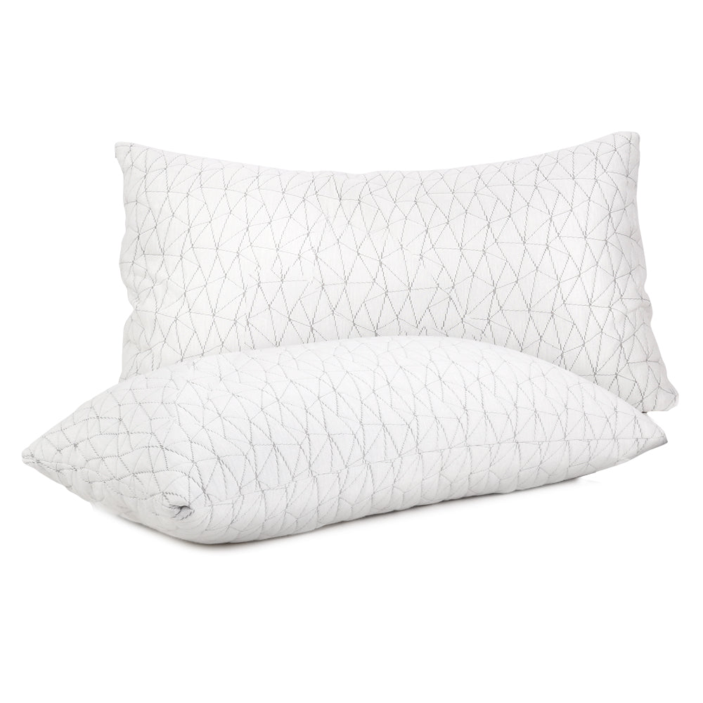 Memory Foam Pillow King Size Twin Pack