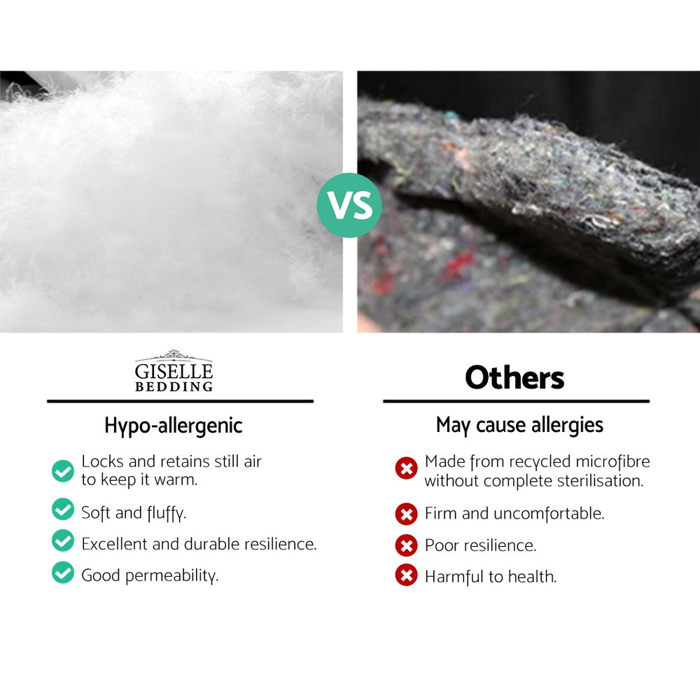 4 Pack Family Hotel Bed Pillow 48X73CM