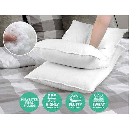 4 Pack Family Hotel Bed Pillow 50X90CM
