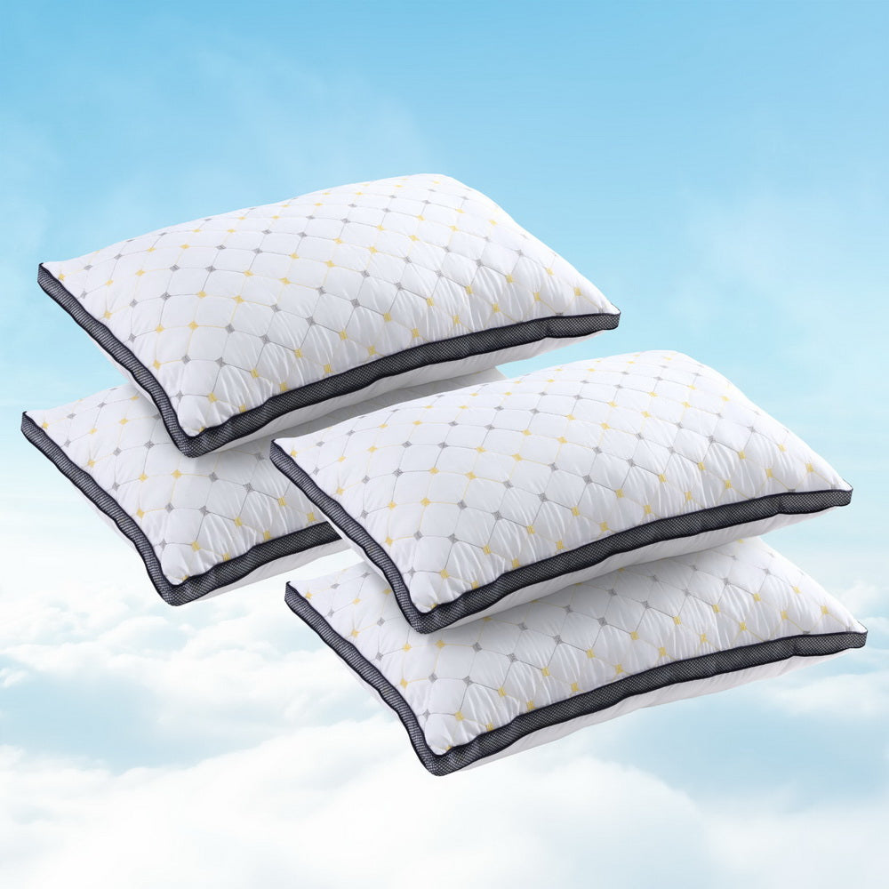 Giselle Microfibre Pillows - 4 Pack