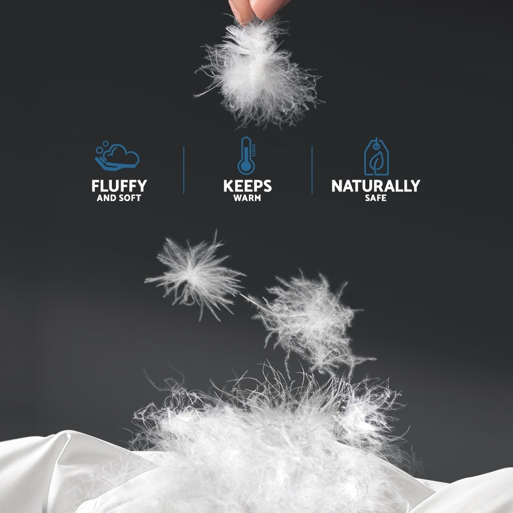 700GSM Duck Down Feather Quilt - King