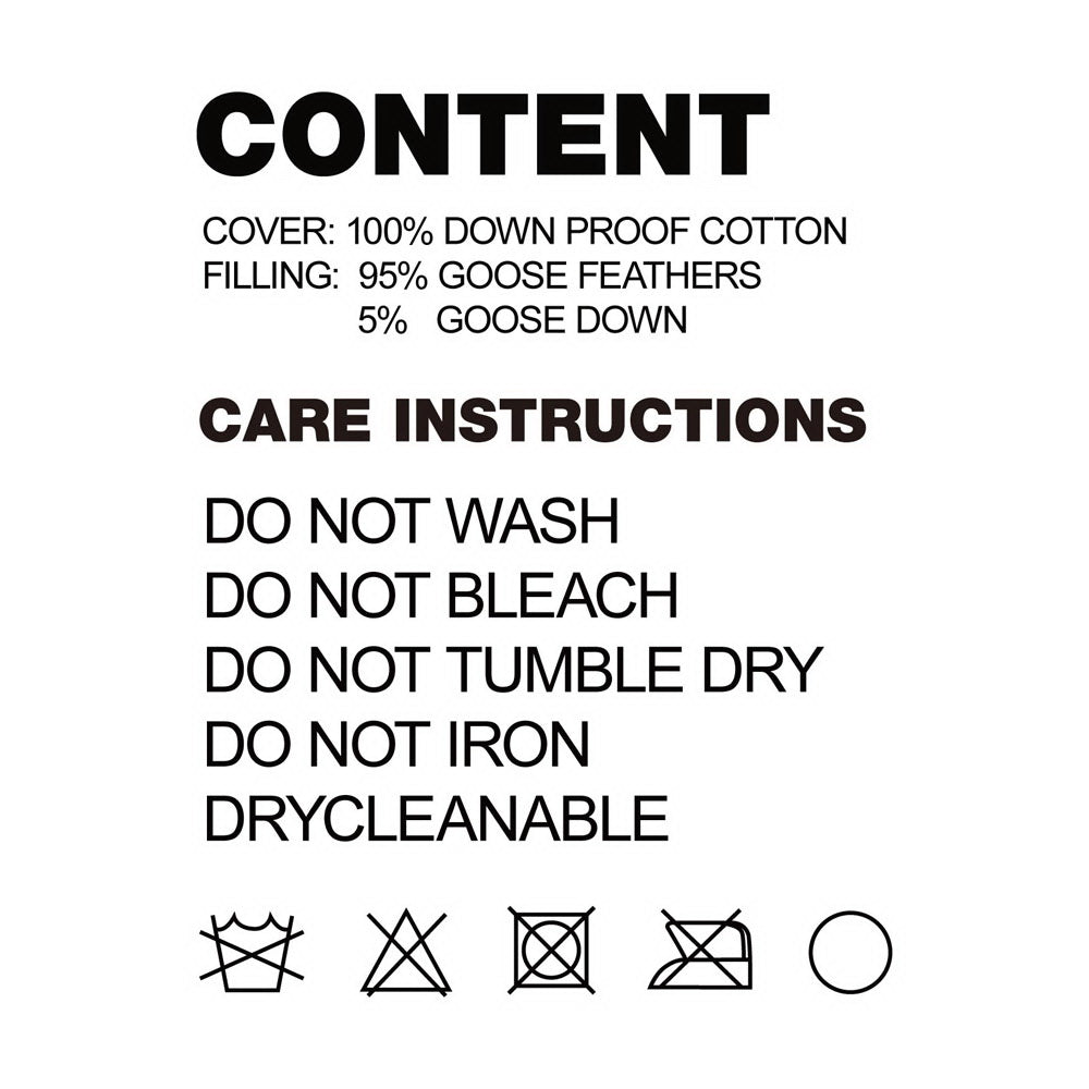 700GSM Goose Down Feather Quilt - Double