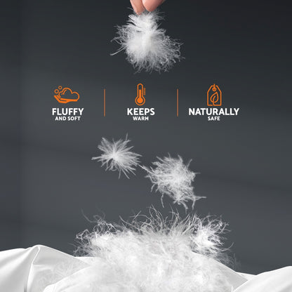700GSM Goose Down Feather Quilt - King